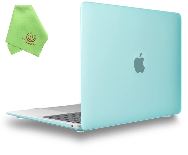 UESWILL 2022 2021 MacBook Air 13 inch Case A2337 M1 A2179 A1932, Hard Shell Case Cover Compatible with MacBook Air 13 inch with Retina Display & Touch ID (2018-2022), Green - Image 1